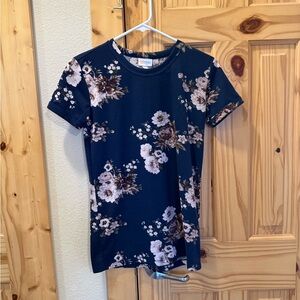 Navy Floral Liv Top
